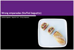 Gefülltes Baguette